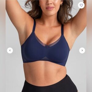 Navy Honeylove Crossover Bra size Large